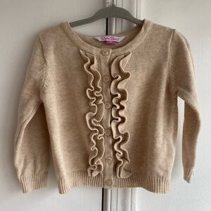 Ruffle Butts Pink Cardigan Size 2T